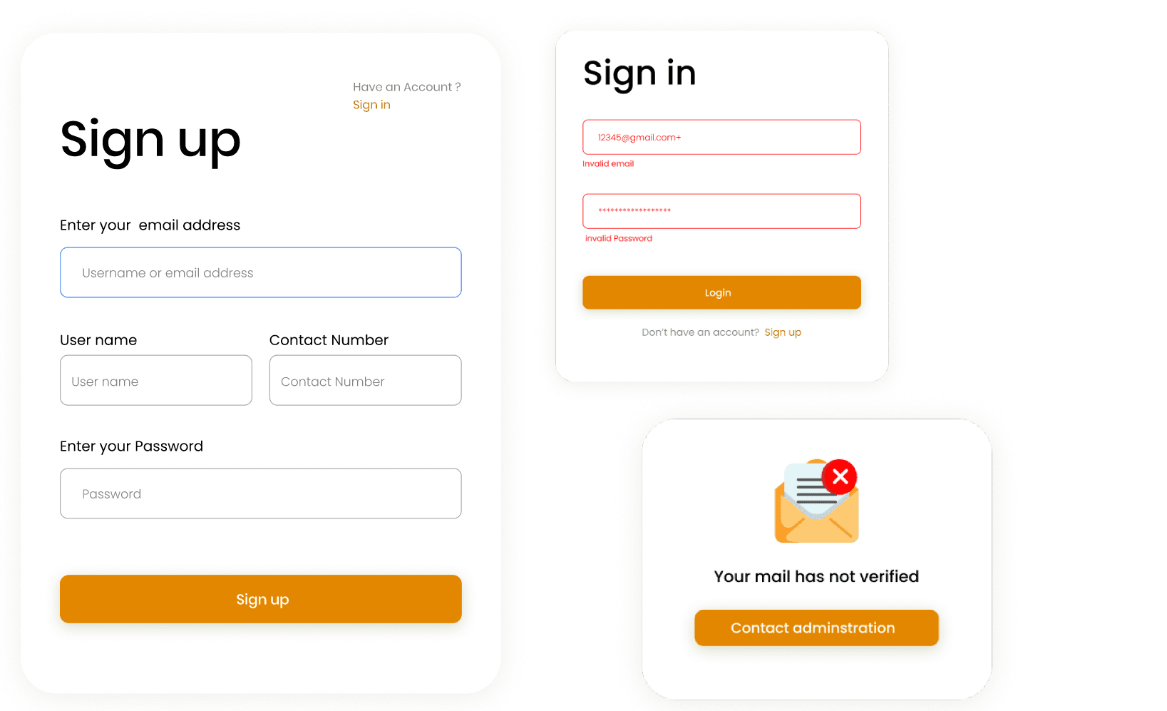 sign up